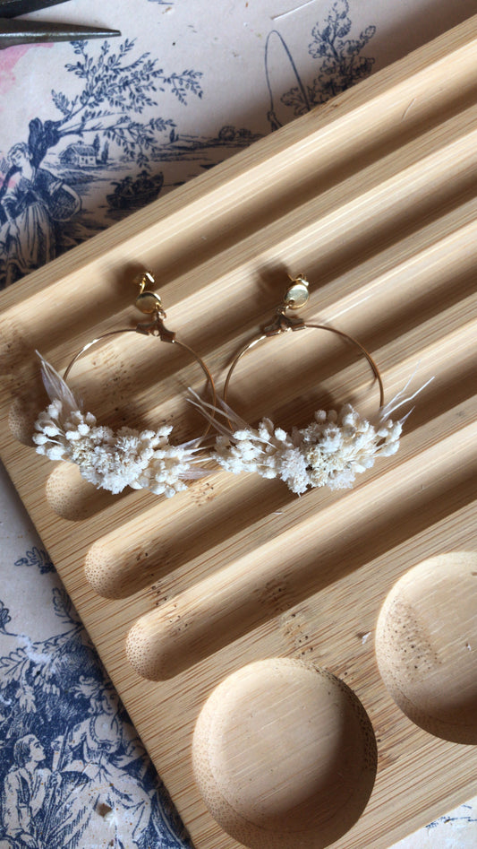 Les boucles d'oreilles Aude